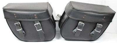 05 Suzuki VL800T Boulevard C50T Alforja de Cuero Bolsa de Sillín Auburn Leather Co. Foto 1 de 4