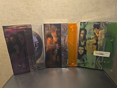 Sliders TV Series Dvd Box Sets Seasons 1 2 3 4 Jerry O Connell, Wells 4th Is New - Image 1 of 4