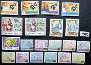 Vaticano 1981 MNH 5 serie complete - Picture 1 of 1