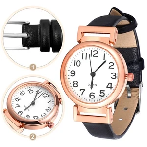 Kleine Zifferblatt Uhr Fräulein Mann Quarzuhr Am Handgelenk Frauen - Picture 1 of 12