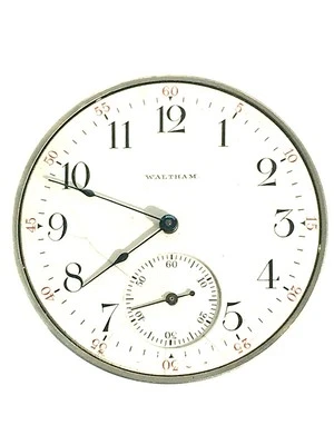 RELOJ BOLSILLO ANTIGUO WALTHAM GRADO 240 MODELO 1894 MOVIMIENTO Y ESFERA TALLA 12 Foto 1 de 4