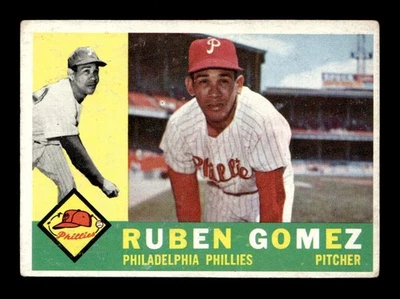 1960 Topps #82 Ruben Gomez Phillies VG-EX *8m - Image 1 of 2