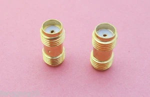 100pcs SMA Female Jack to SMA Female Jack Straight Adapter RF Coax Connector SH - Picture 1 of 7