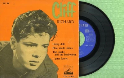 CLIFF RICHARD / Living Doll / LA VOZ DE SU AMO 7EPL 13.415 Pre Spain 1960 EP VG - Image 1 of 4
