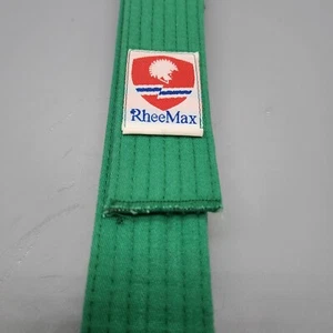 Karate Belt Century Martial Arts Adult Taekwondo Judo RheeMax 4 Green - Picture 1 of 2