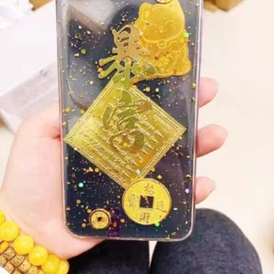 Thailand Temple Bless Safety Scripture Buddha God Card Bring Fortune Good Luck - Zdjęcie 1 z 6