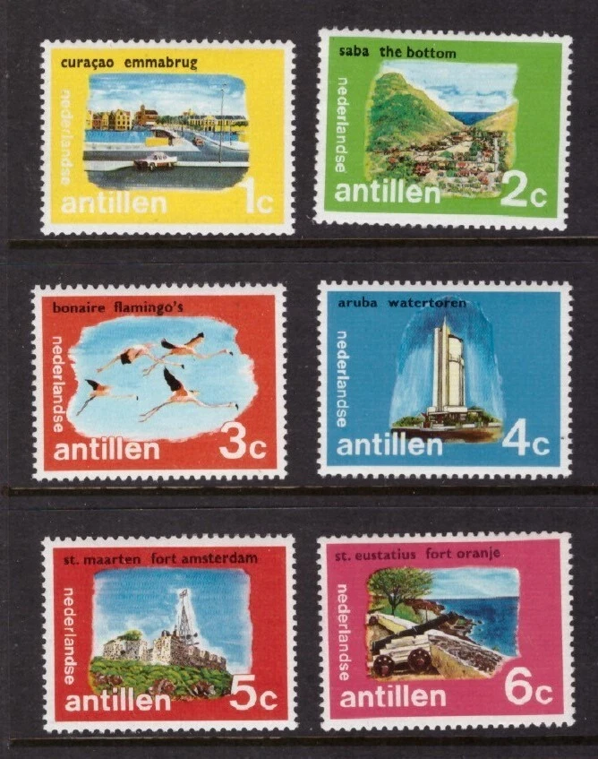 Netherlands Antilles 1972 Local Motifs set MNH mint stamps - Image 1 of 1