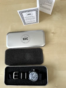 MWC Quartz Watch Military MIL/1966/BL Black - Picture 1 of 5