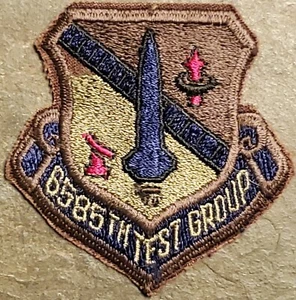 USAF Air Force patch 6585th Test Group Subdued Vintage ORIGINAL HOLLOMAN AFB, NM - Picture 1 of 2