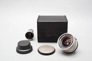 Contax Carl Zeiss Biogon T* 21mm f/2.8 Lens Silver w/ Finder, Contax G1 G2 *JPLX - Picture 1 of 18
