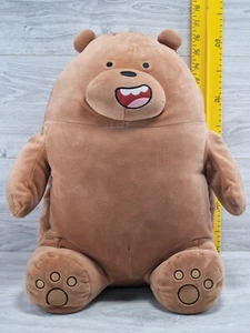 Miniso We Bears Grizz Plush Brown Bear - Super Soft and Cuddly 16" Hand Warmer - Picture 1 of 7
