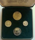 1964 MALAWI   FIRST OFFICIAL PROOF SET  4    ROYAL MINT   ORIG. BOX   BEAUTY