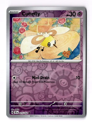 Cutiefly 075/162 Sv05: Temporal Forces Reverse Holo - Image 1 of 3