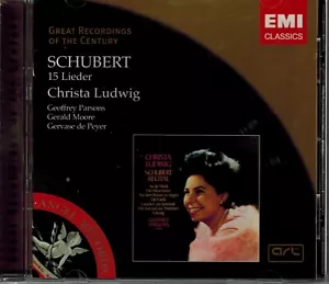 SCHUBERT - 15 LIEDER - CHRISTA LUDWIG - MINT CD - Imagen 1 de 2