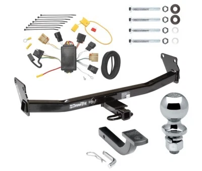 Trailer Tow Hitch For 07-10 Jeep Compass 07 Patriot Package w/ Wiring + 2" Ball - Image 1 of 4