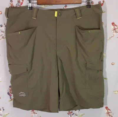 👀 Shorts masculino Cabelaas XPG 38x10 verde carga equipamento de desempenho extremo caminhada - Imagem 1 de 4