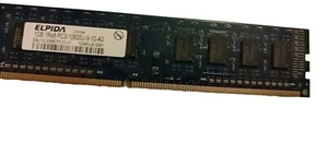 1 GB (1Rx8) PC3 Elpida RAM PC3-10600U PC  Desktop - Bild 1 von 1