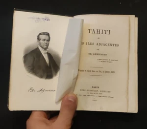 TAHITI ET LES ILES ADJACENTES ARBOUSSET 1867 VOYAGES - Bild 1 von 3