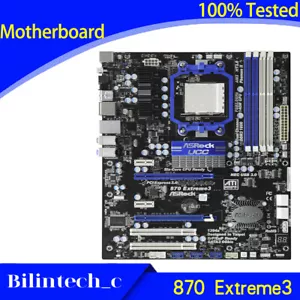 FOR ASRock 870 Extreme3 870 Motherboard Supports AM3/AM3+ SATA3/USB3.0 DDR3 - Picture 1 of 4