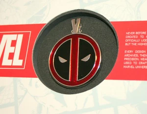Marvel Deadpool Red Logo Pendant Necklace .925 Silver WYP Chimi-Changas NOS New - Picture 1 of 9