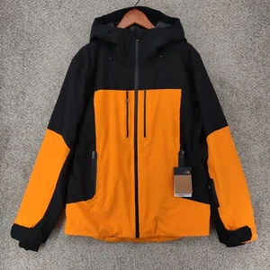 The North Face Jacket Inclination Insulated Ski Mens Medium Orange Black Dryvent - Picture 1 of 24