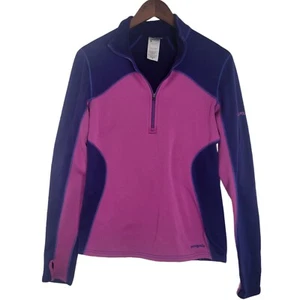 Suéter de lana seca eléctrica para mujer Patagonia Polartec talla M 1/2 cremallera dos tonos - Imagen 1 de 7