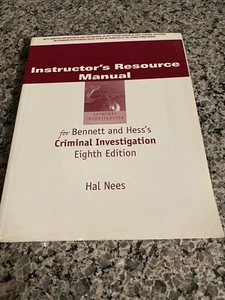 Criminal Investigation Instructor’s Resource Manual - Picture 1 of 3