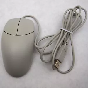 LOGITECH 2 BUTTON M-UD42 WIRED MECHANICAL USB BALL MOUSE TESTED - Picture 1 of 3