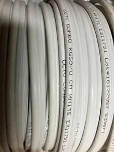 RG59 Siamese Coaxial Cable Camera CCTV 20AWG + 18/2 Security - Picture 1 of 1