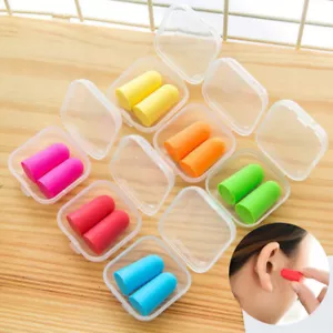 Earplugs Ear Noise Ear Memory Plugs Foam ReducerH Soft Memory Soft Plugs Foam - Bild 1 von 5