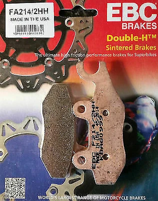 Pastilhas de freio a disco traseiras EBC atualizadas FA214/2HH para Triumph Sprint ST 1050 2005-2010 EBC - Imagem 1 de 3