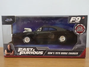 JADA FAST & FURIOUS DOM'S DODGE CHARGER 1970 BLACK CAR MODEL 32215 1:32 - Picture 1 of 4