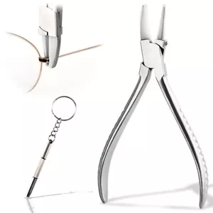 Round & Flat Nose Nylon Jaw Pliers For Jewelry Opticians Adjusting Eyeglasses... - Picture 1 of 5