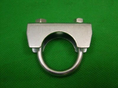 DIAMONDJACK U bolt exhaust clamp 20-27mm + 2 nuts, 3/4" BSP (inside gap between legs 28mm)