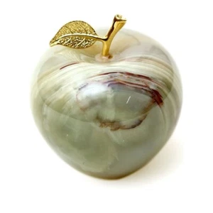 Pisapapeles estilo manzana mármol hecho a mano - decoración de hogar y oficina - Imagen 1 de 12