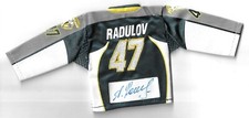 2007-08 Upper Deck Hockey Mini Jersey Collection ALEXANDER RADULOV Autograph UDA