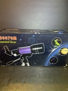 F40070M Astronomical Telescope, 70mm, Refractor Portable Travel w/ Tripod - Picture 1 of 2