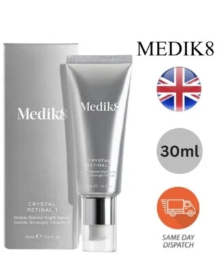 Medik8 Crystal Retinal 1 Skin Overnight Cream Works Faster of Vitamin A - 30ml - Image 1 of 4