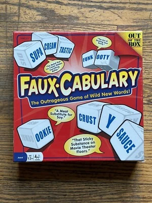 NEW Faux-Cabulary Game The Outrageous Game of Wild New Words Adult Party 13+ - Image 1 of 2