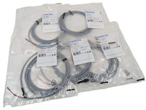 5 Festo NEBV-H1G2-P-2.5-N-LE2 Plug Socket Connector Assembly 3Pin 2.5m Cable NEW - Picture 1 of 8
