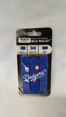 MLB Los Angeles Dodgers Mobile Wallet 3'' x 6.5'' 3-in-1 Universal New Cover