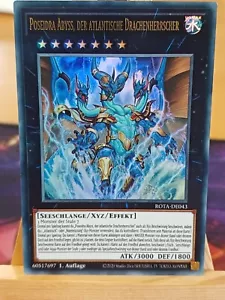 Poseidra Abyss, the Atlantean Dragon Lord ROTA-DE043 Deutsch NM YUGIOH - Bild 1 von 1