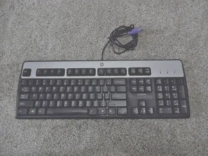 HP Wired PS2 Standard 104-Key Desktop Keyboard KU-0316 434820-002 537745-001 - Picture 1 of 5