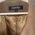 Ellen Tracy Coat Womens Size 10 A-Line Coat Angora Wool Brown Camel Classic