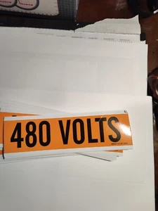 Tarjeta de voltaje BRADY 44115, 1 marcador, 480 voltios - Imagen 1 de 10
