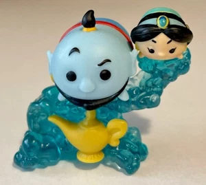 Disney Aladdin Tsum Tsum GENIE Medium & JASMINE Small Vinyl Figures W/Stand - Picture 1 of 7