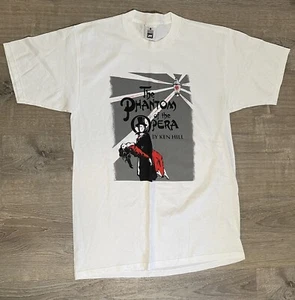 Vintage The Phantom Of The Opera Ken Hill Rare T-Shirt L 90s Lee Musical Theatre - Picture 1 of 11