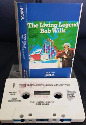 Bob Wills - The Living Legend - country cassette tape excellent, cover VG+ - Image 1 of 2