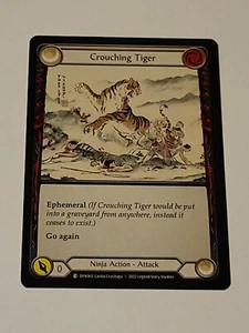 Hockender Tiger (gelb) Dynastie Fleisch und Blut Tcg NM - Bild 1 von 1