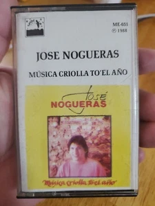 Musica Criolla To'El Ano - Jose Nogueras (Cassette, 1988) Latin - Picture 1 of 9